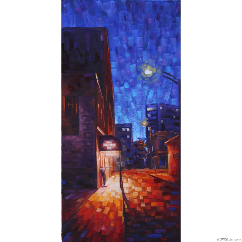 Brown Street  (18x36 in)